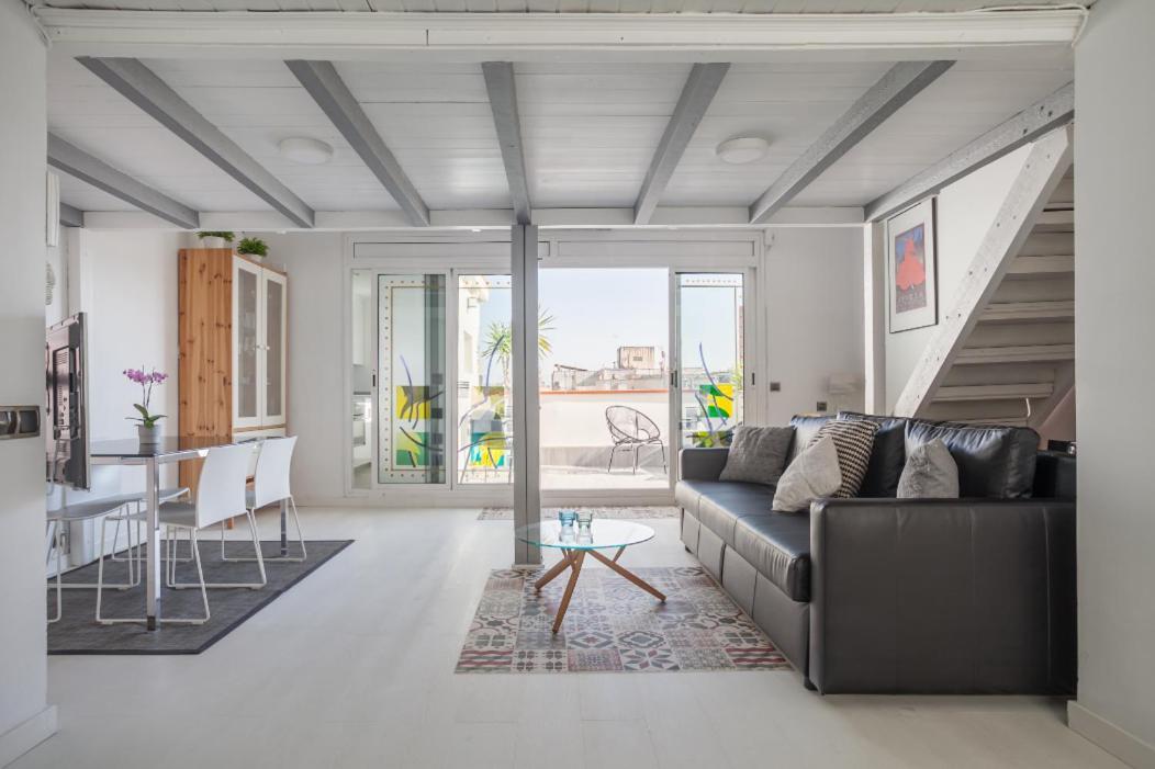 Sunny Terrace Attic In Plaza Espana - New Elevator Leilighet