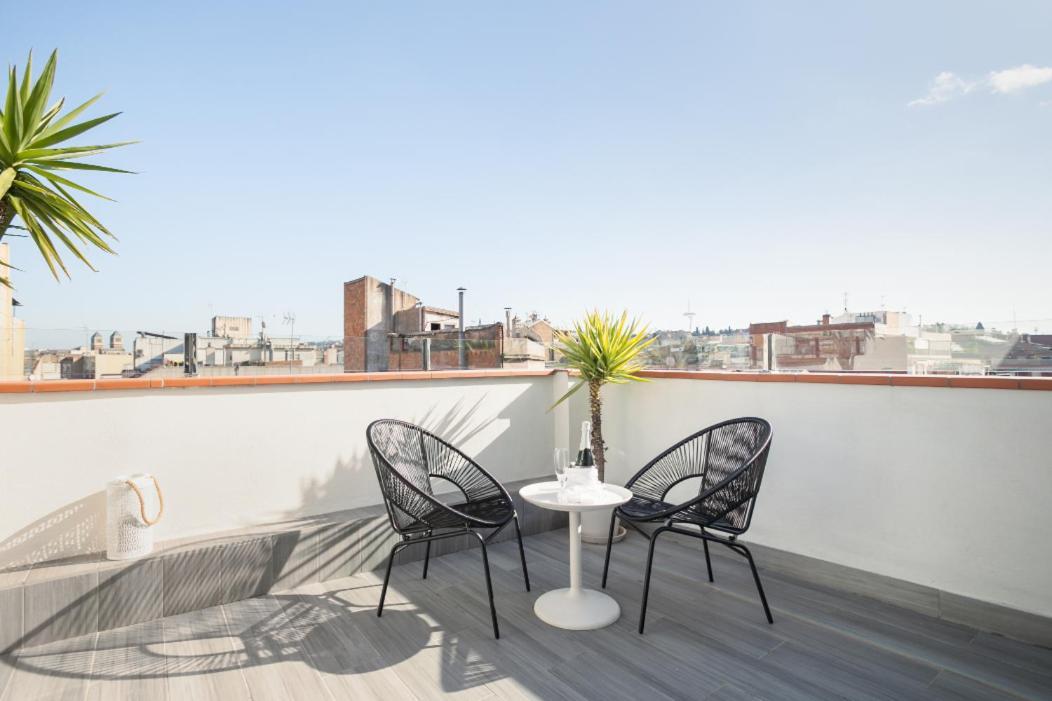 Leilighet Sunny Terrace Attic In Plaza Espana - New Elevator Barcelona